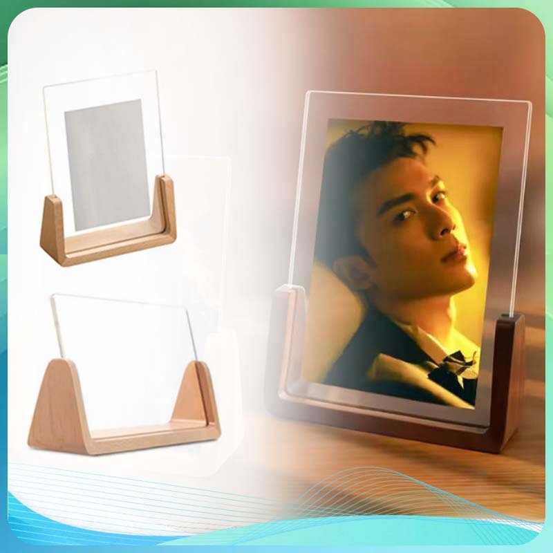 Stand Menu Kayu Stand Foto Kayu Standing Menu Meja A4 Stand Menu Display Wood Sign Holder Stand Menu