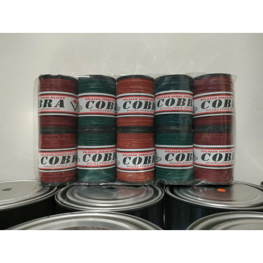 Benang Gelasan Jar Rata 0.27 Untuk Layangan Hobi Anak isi 10 pcs