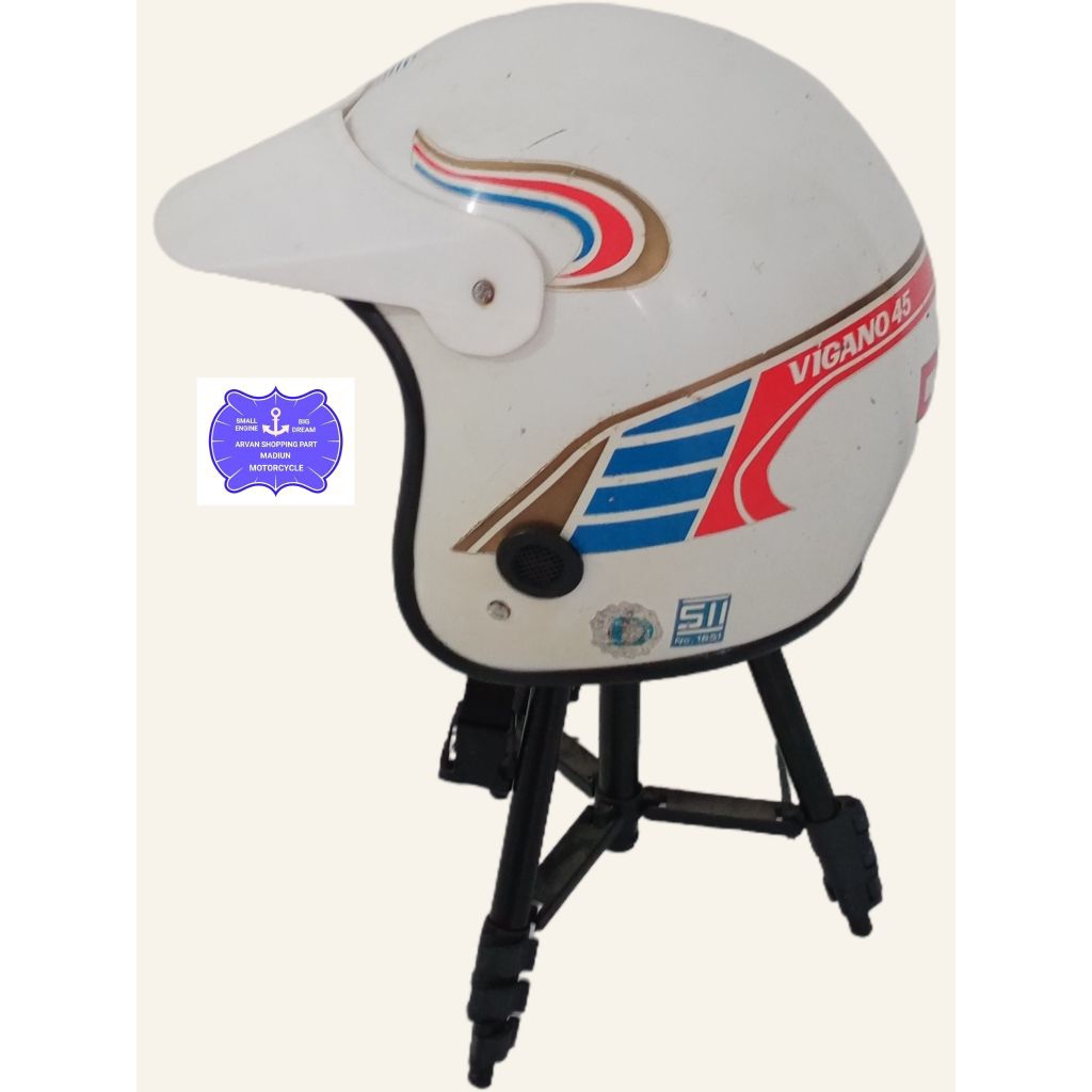 HELM VIGANO 45 PUTIH ORIGINAL