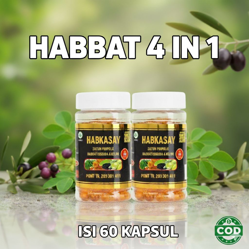HABKASAY 60 KAPSUL - HABBAT TRIGONA 4 IN 1