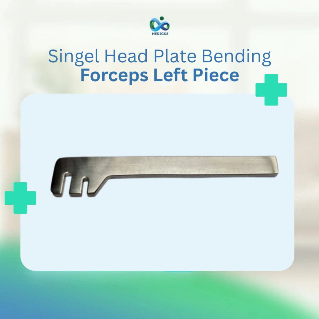 SINGLE HEAD PLATE BENDING FORCEPS LEFT PIECE - SMALL FRAGMENT INSTRUMENT