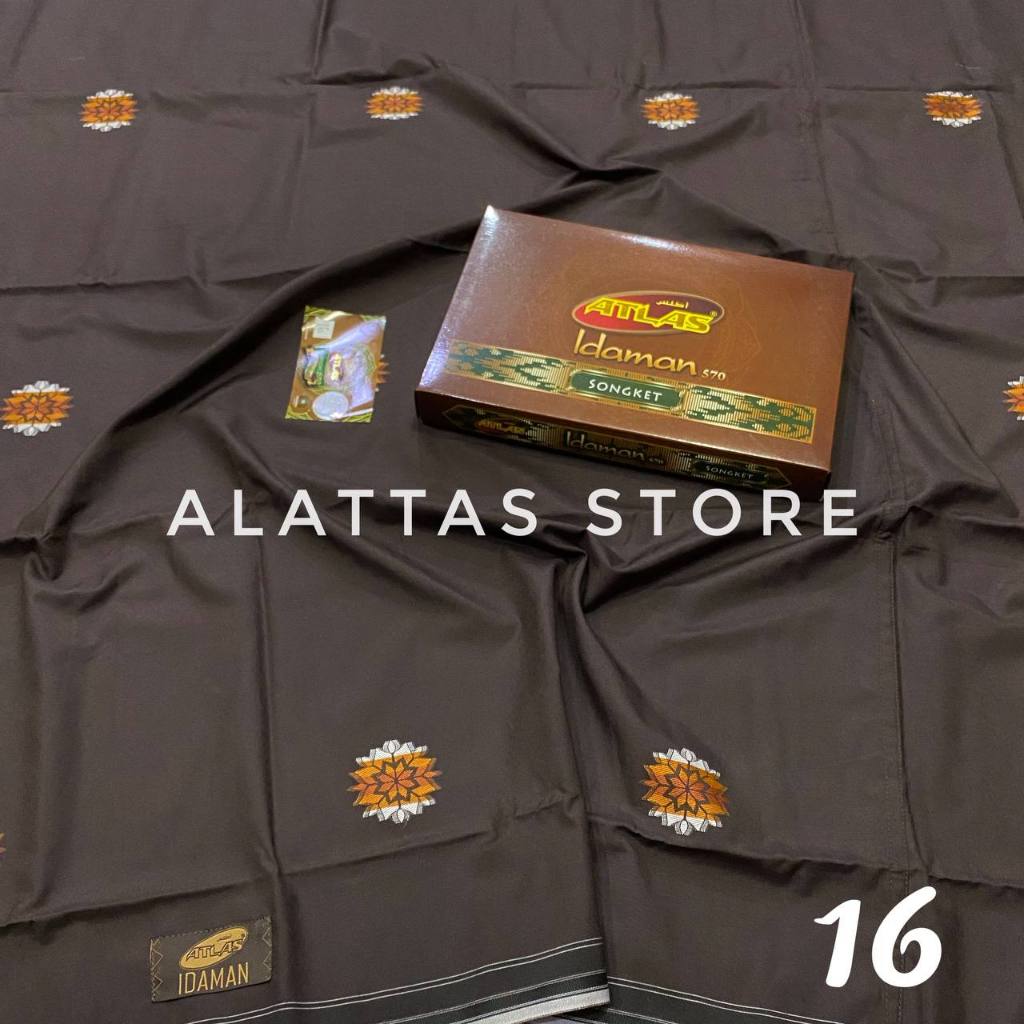 SARUNG ATLAS IDAMAN 570 SONGKET SARUNG MOTIF SONGKET