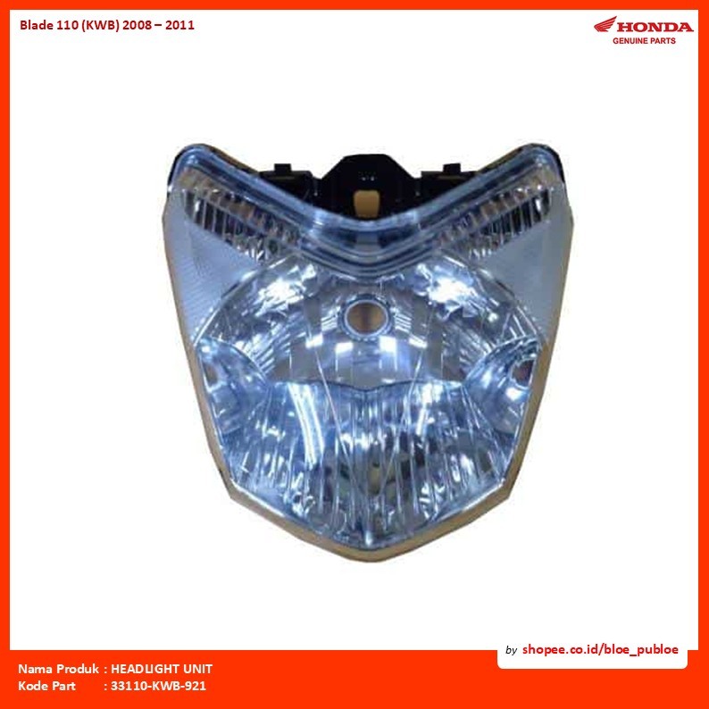 HEADLIGHT UNIT/33110KWB921