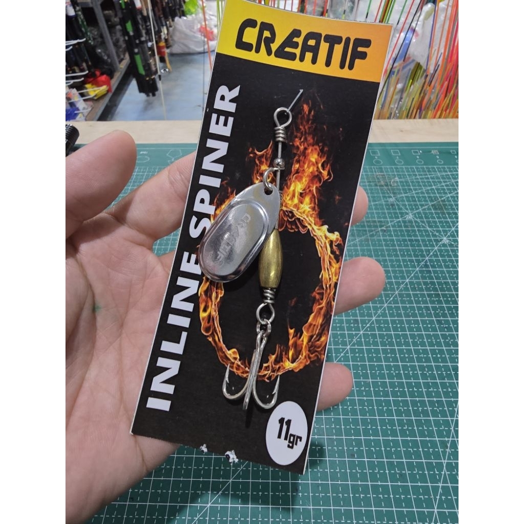 Umpan Casting Vibrax / Inline Spinner Creatif Hook vmc