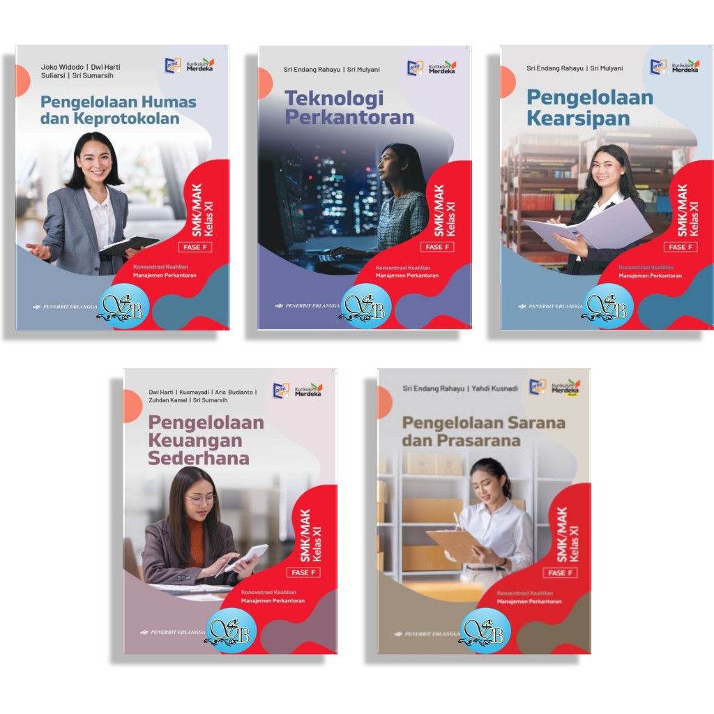 [Penerbit Erlangga] BUKU SERI MANAJEMEN PERKANTORAN KELAS 11 SMK KURIKULUM MERDEKA ORIGINAL (SHANUM_