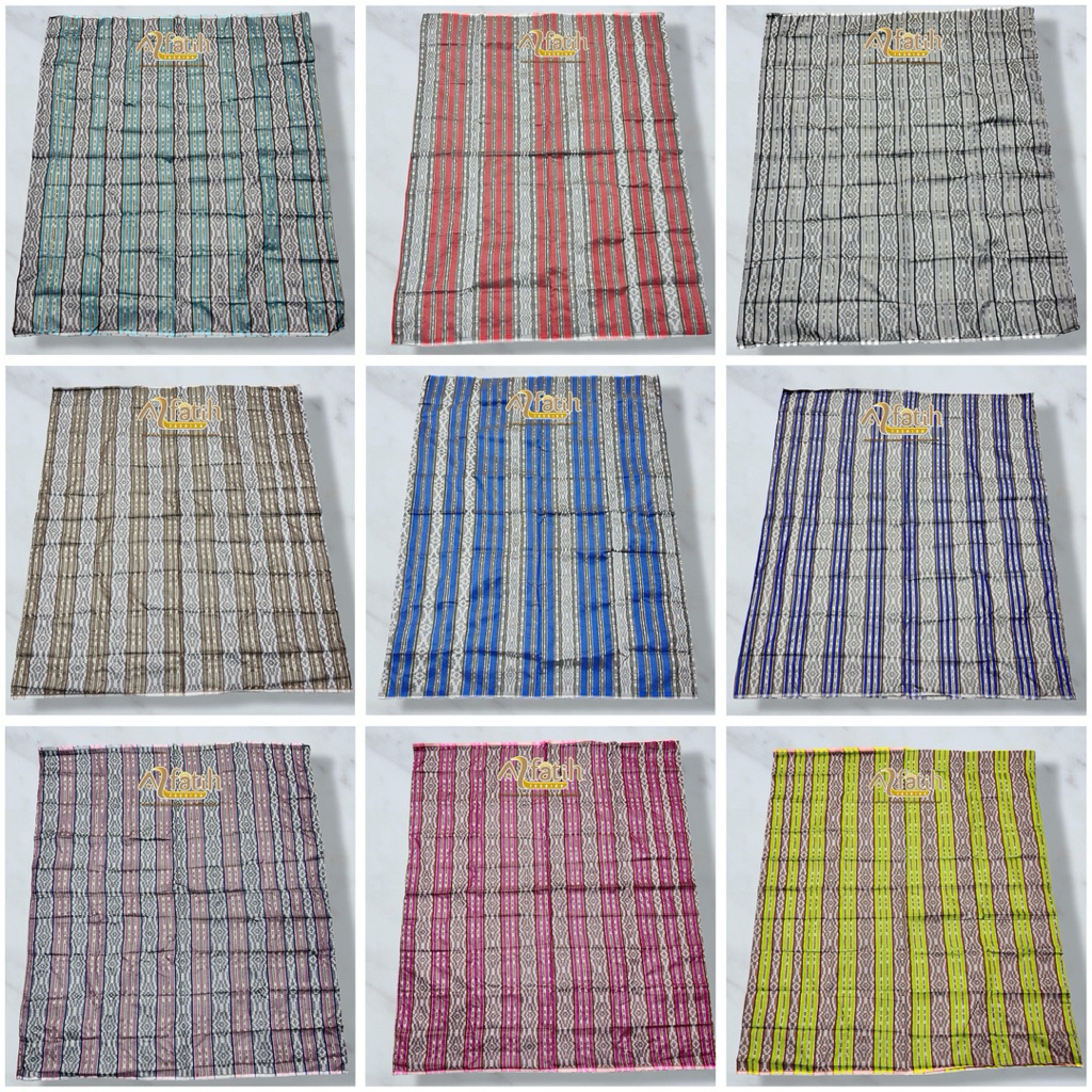 Alfatihfashionbutung - Sarung sutra tenun barong Makassar Sulawesi Selatan
