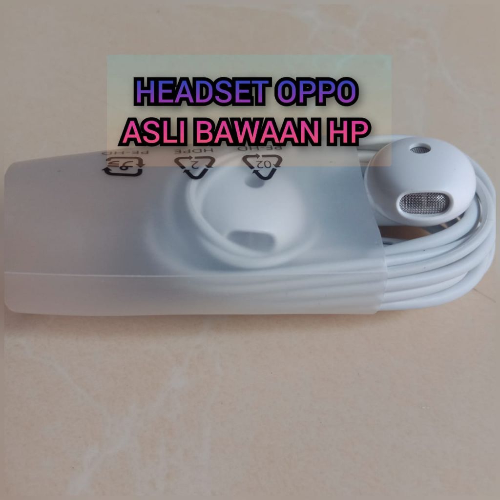 HEADSET ASLI ORI BAWAAN OPPO RENO 6 | RENO 5