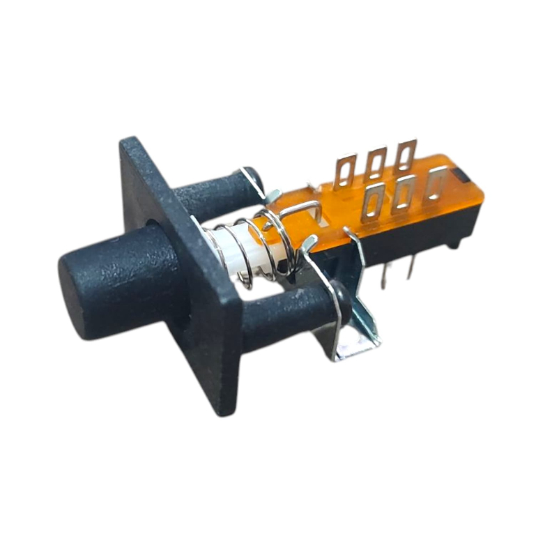 switch DPDT 2x3 + kenop pangkon / swit dpdt 2 x 3 pangkon