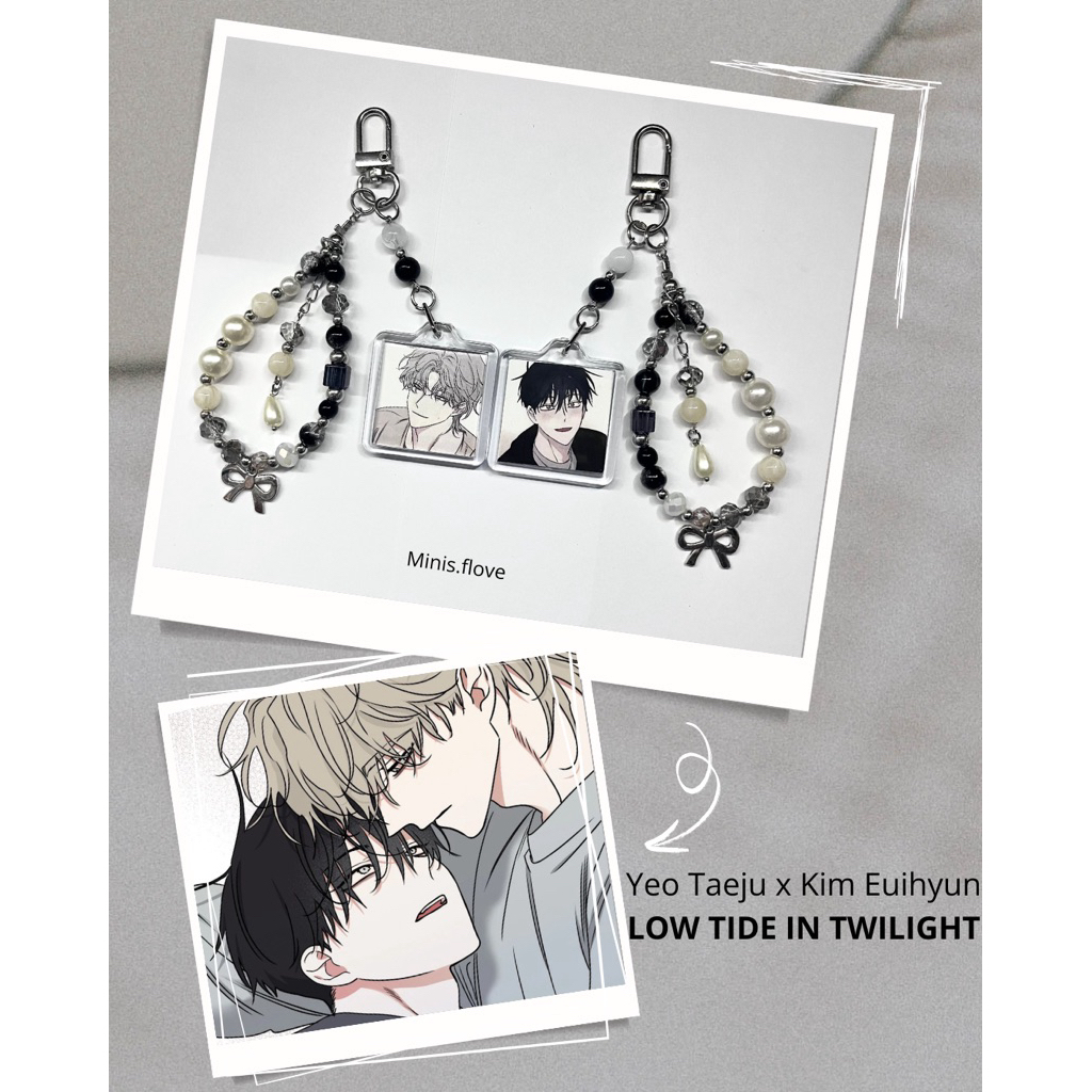 LOW TIDE IN TWILIGHT TWO SIDED KEYCHAIN / Yeo Taeju X Kim Euihyun / Manhwa Low Tide in Twilight / Ke
