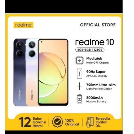 HP Realme 10 second prelove original no minus