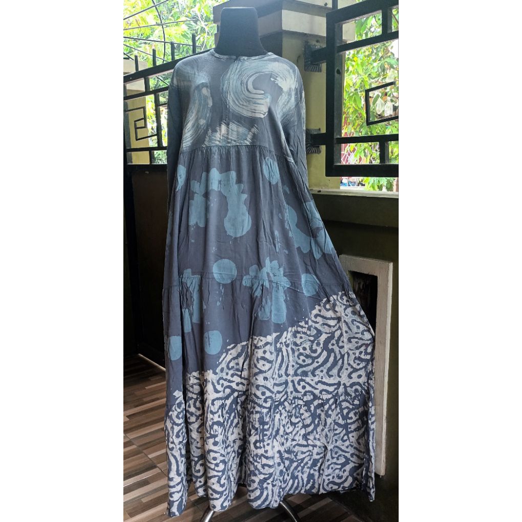 Gamis Twill Bee Batik (midi)