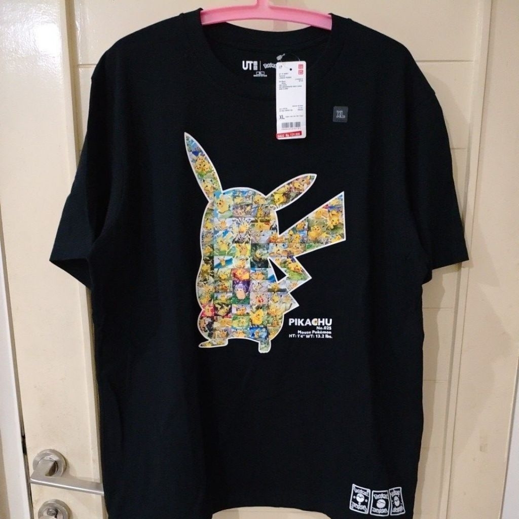 KAOS UNIQLO UT X POKEMON PIKACHU
