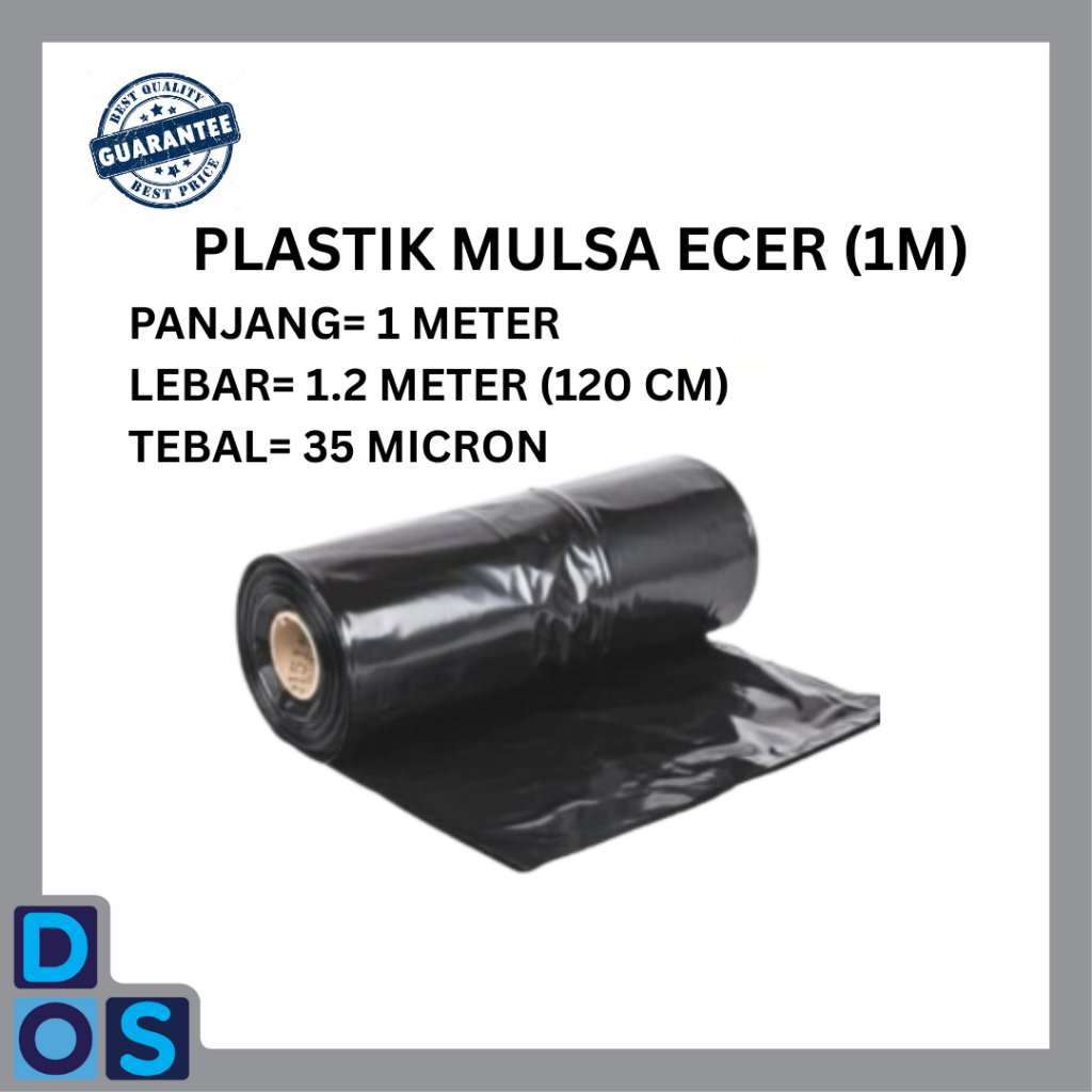 Plastik Mulsa Hitam Perak Mulsa Perkebunan Mulsa Ecer Mulsa 1 Meter