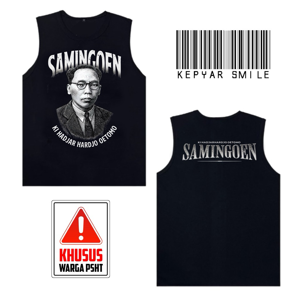 Singlet  SAMINGOEN Ki Hadjar Hardjo Oetomo Free Stiker