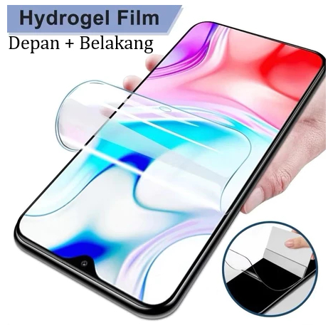 Hydrogel Realme Q Q2 Q2i Q3 Q3s Q5 Pro 5G /Antigores Realme Q Q2 Q2i Q3 Q3s Q5 Pro 5G Bening Blue