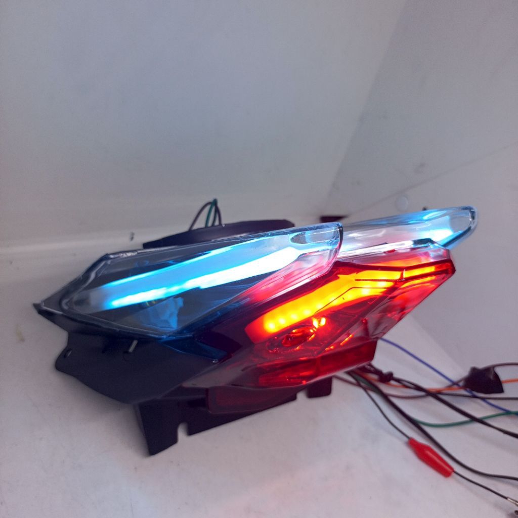 Custom lampu stop vario 110 techno  vario cbs plus double alis fullset