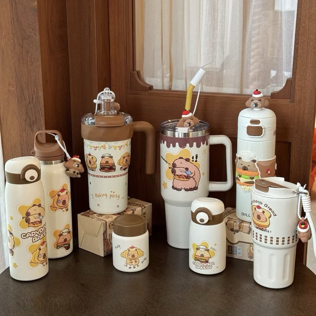 Botol minum stainless 304 316 botol tumbler stainless capybara diller