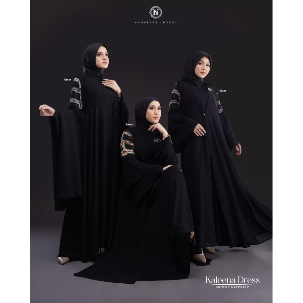 KALEENA DRESS MEWAH BLACK SERIES LIMITED BEST SELLER BY NADHEERA LUXURY