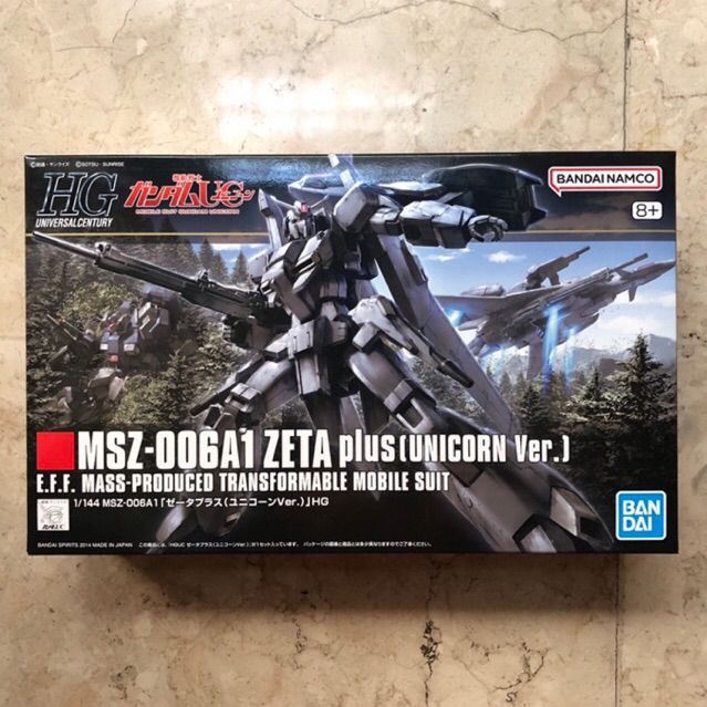 HG 1/144 MSZ-006A1 Zeta Plus (Unicorn Ver.) Bandai MIB