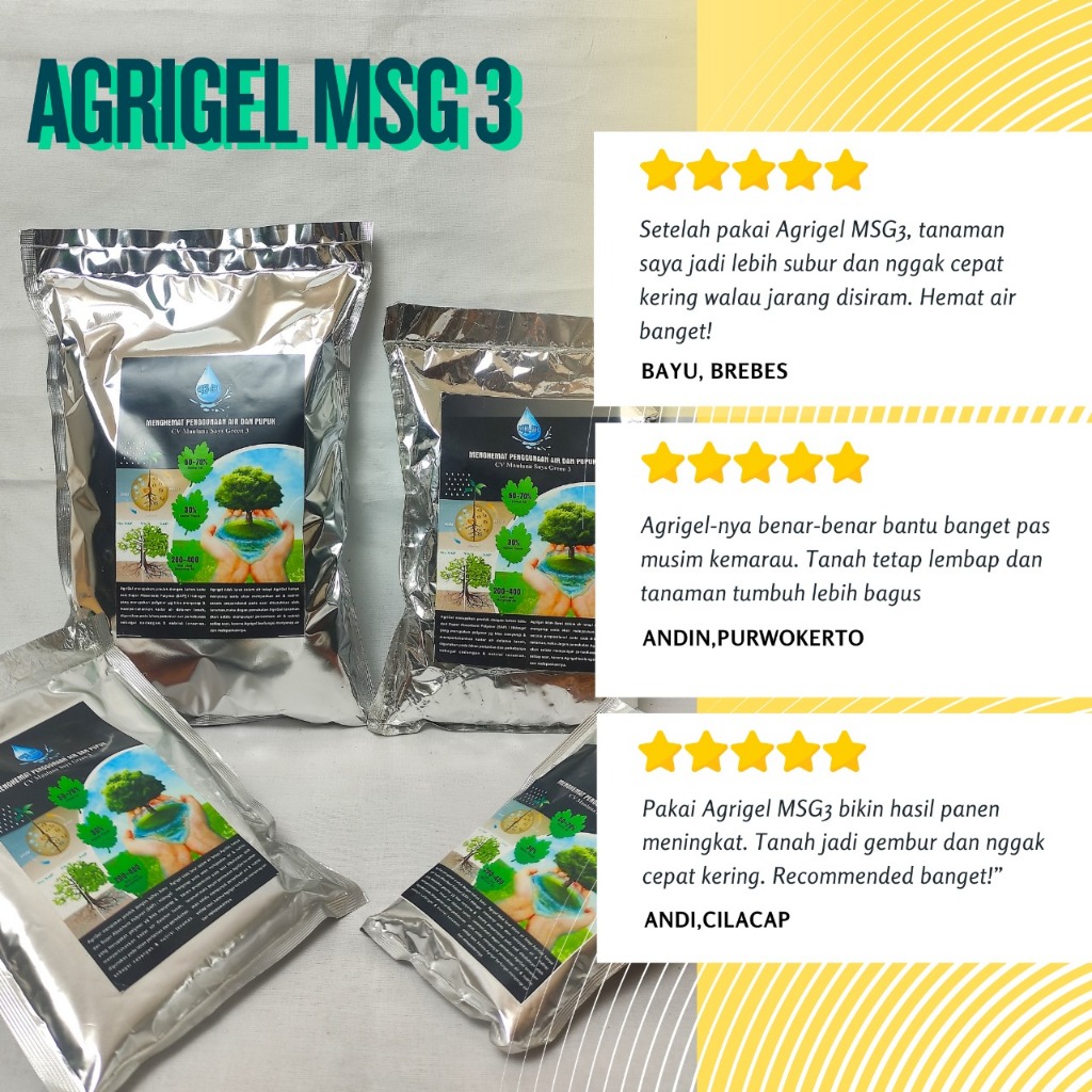 Super Absorbent Polymer / Agrigel / hidrogel / hydrogel / SAP 25 kg media tanam Pupuk Tanaman