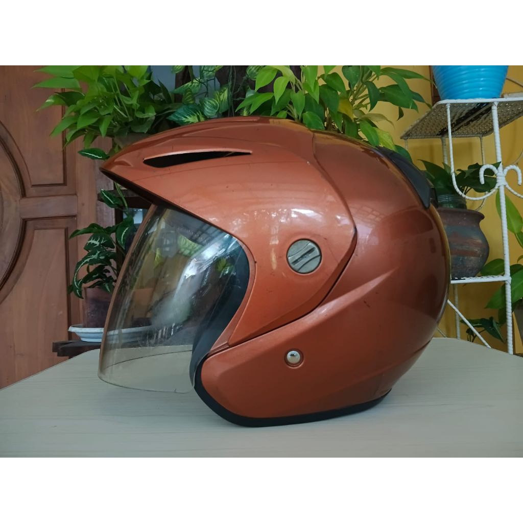 HELM INK CX 22 COKLAT mulus ORIGINAL second