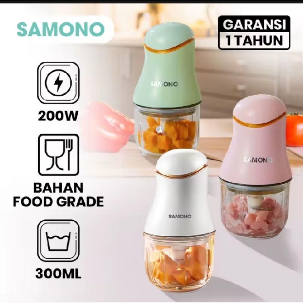 SAMONO Mini Food Processor Chopper 300 ml SW099/SW-099