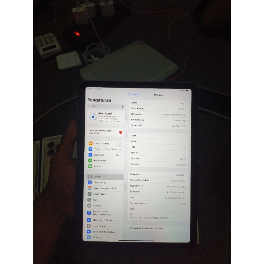 iPad Air gen5 64 ibox second like new
