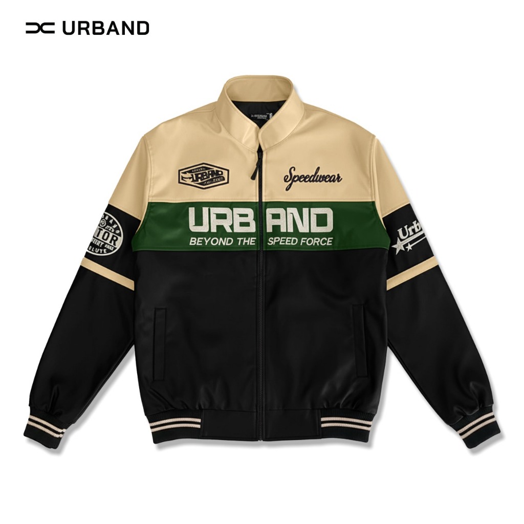 X Urband Absolute Jaket Nascar Kulit Sintetis A619