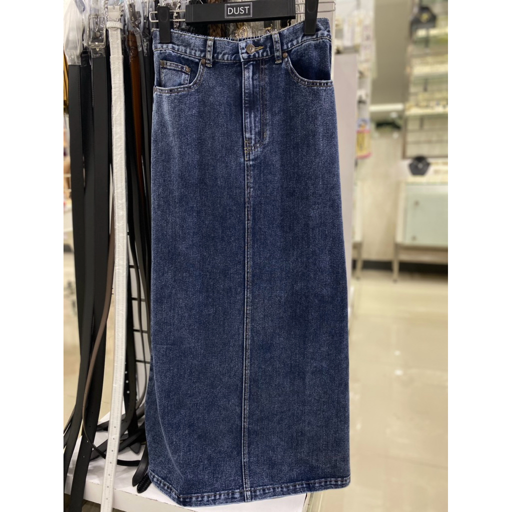 rok jeans wanita brand Dust