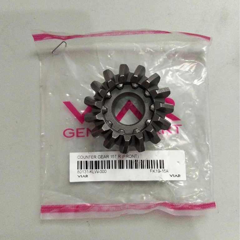 Gigi Maju dan Mundur 15T Gearbox Viar Karya 300CC Motor Roda 3  Dll [CAM JKT] (80131-KLW-000) (80132