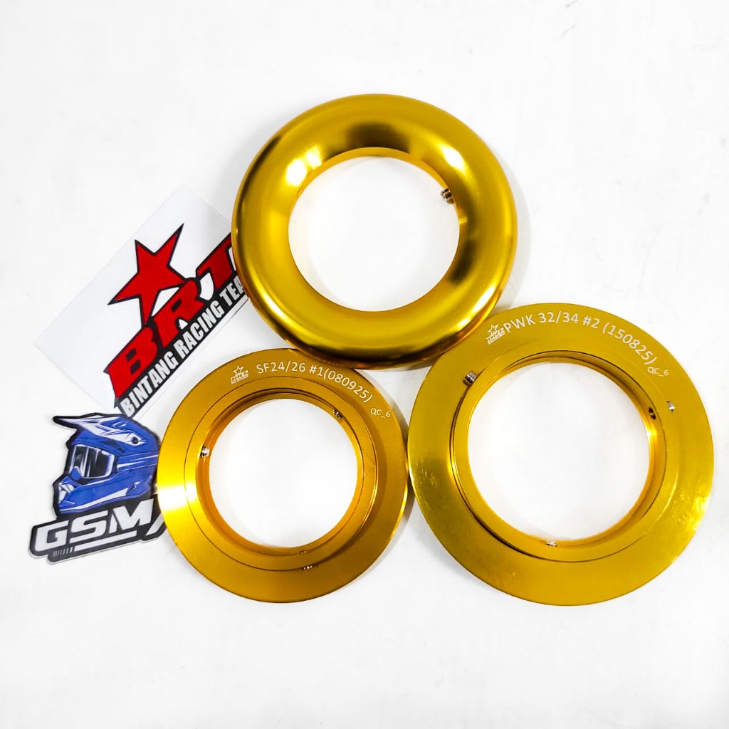 Bellmouth Bell Mount BRT Ring Velocity Donat Corong KARBU KARBURATOR PE SF PWK 24 26 28 30 32 34 mm