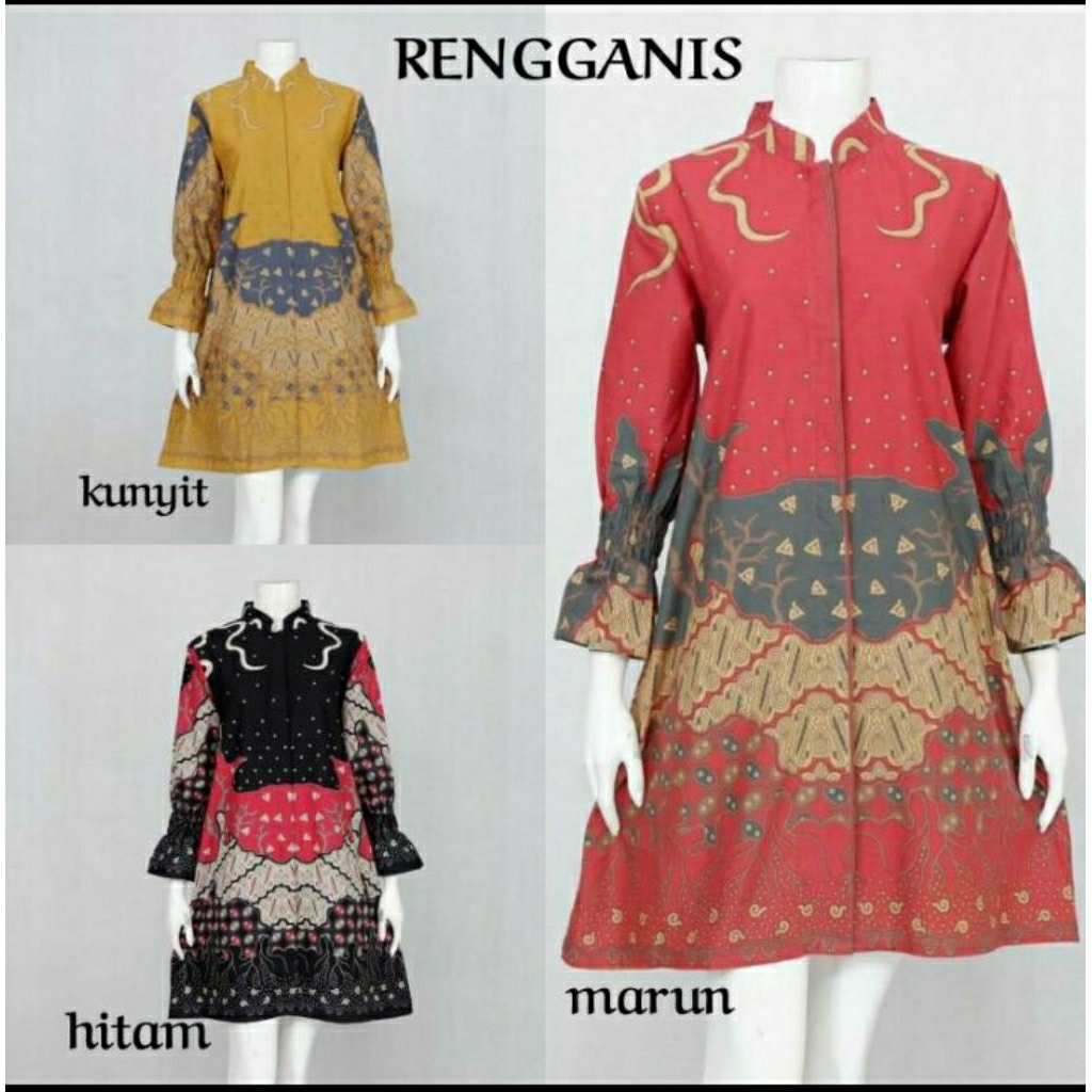 Tunik Rengganis Batik Solo Tunik Batik Wanita