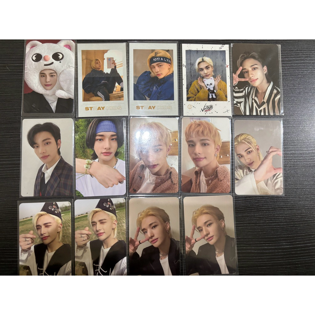 PC photocard Hyunjin Stray Kids skz Maxident Jypshop Jiniret Noeasy Maxident Jeju Oddinary PAIR SEUN