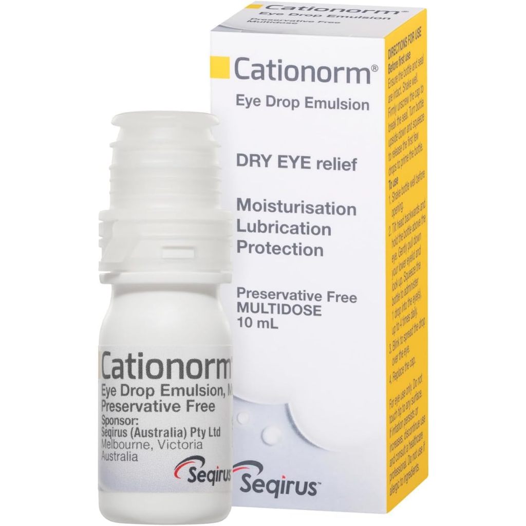 Cationorm Ophthalmic Emulsion Multidose Moisturization Lubrication Protection 10mL Box 10mL Eye Drop
