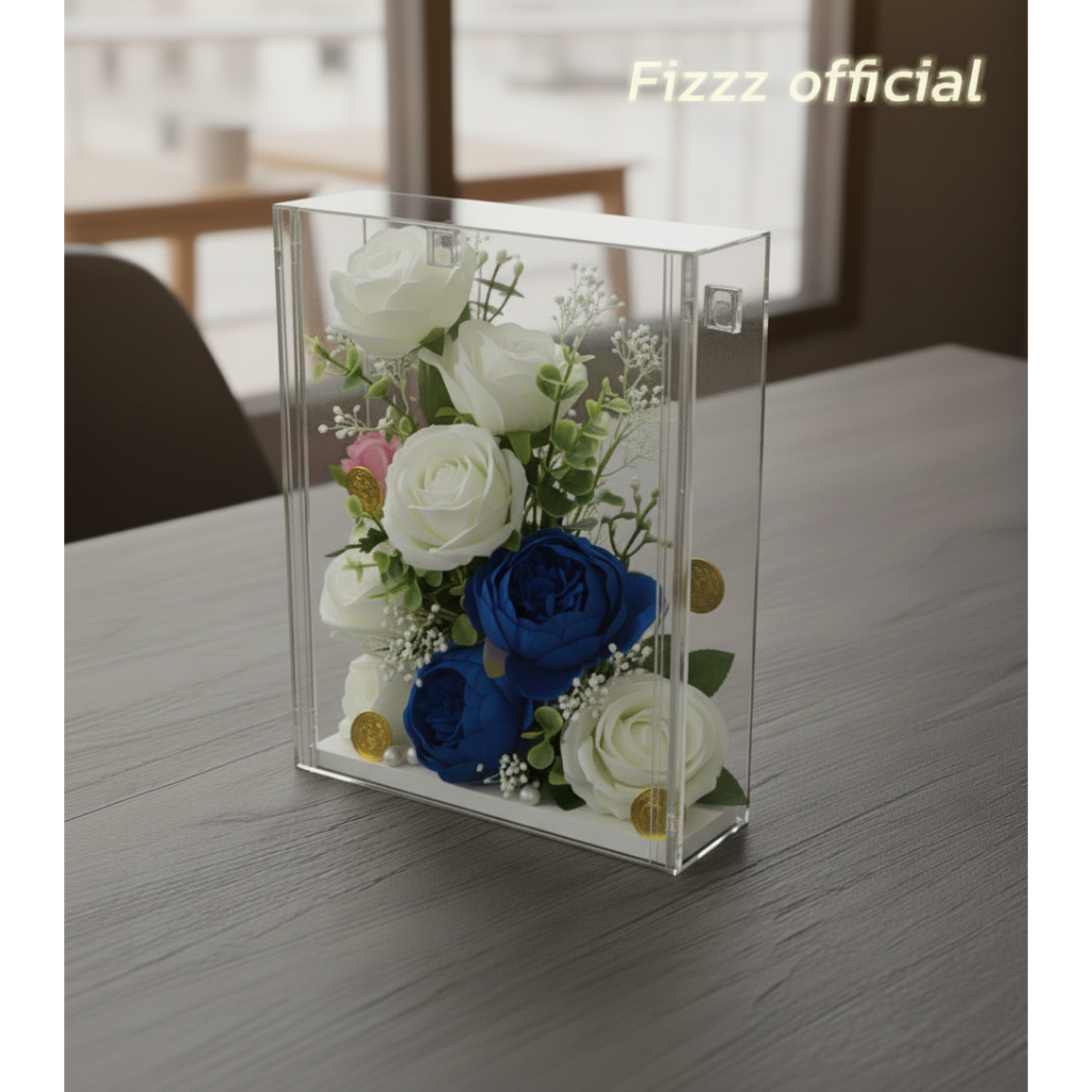 Box Akrilik Sliding Mahar 30x40x6  | Bingkai Mahar Akrilik 40x30x6