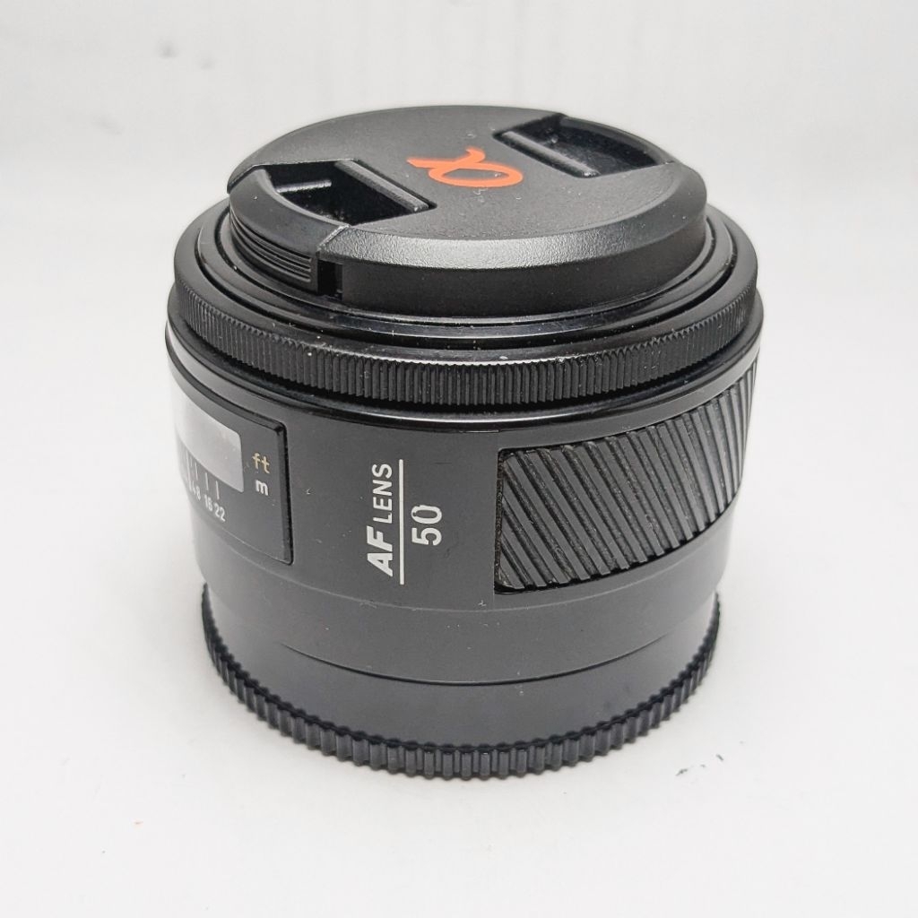 Lensa Minolta AF 50mm f1.7 A mount untuk Sony DSLR second normal siap pakai