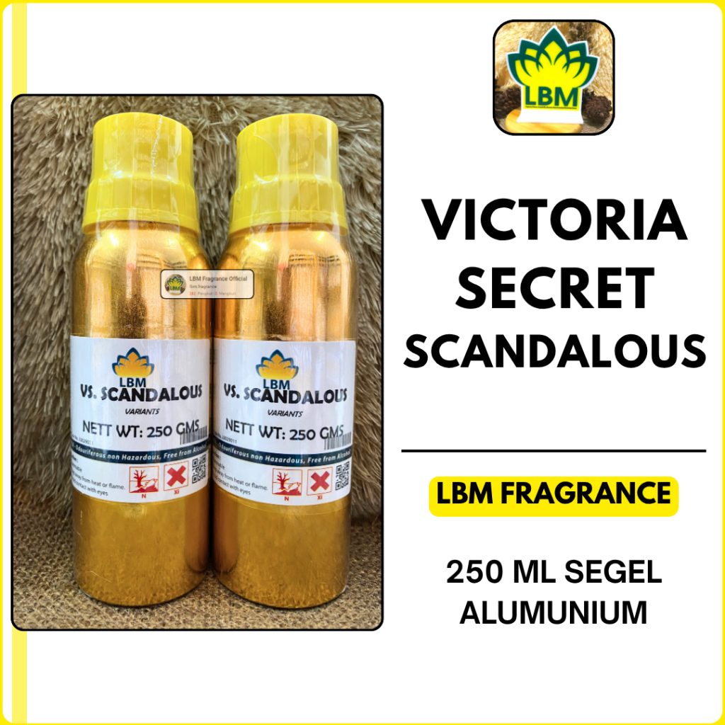 Bibit Parfum VICTORIA SCANDALOUS ( 250 ML SEGEL Alumunium ) LBM Fragrance - Parfum Murni Tahan Lama 