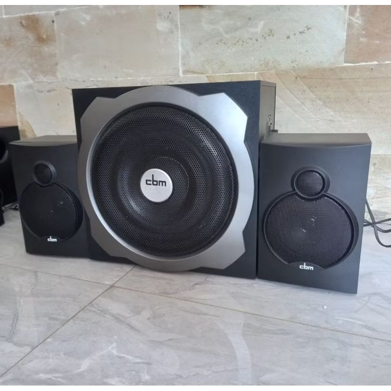speaker multimedia subwoofer CBM HY912  speaker 6.5 inch baru super bass