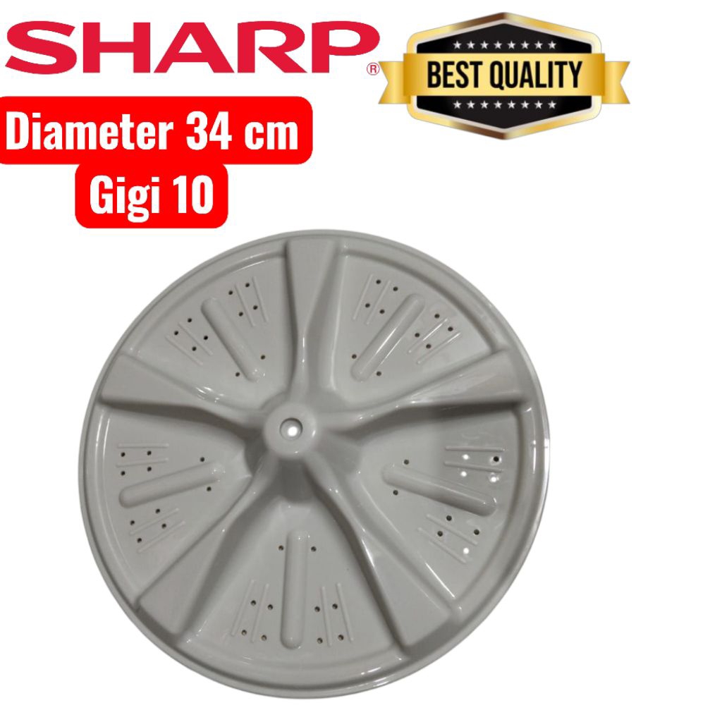 Pulsator Sharp mesin cuci 2 tabung ORIGINAL DIAMETER 34 cmGERIGI 10