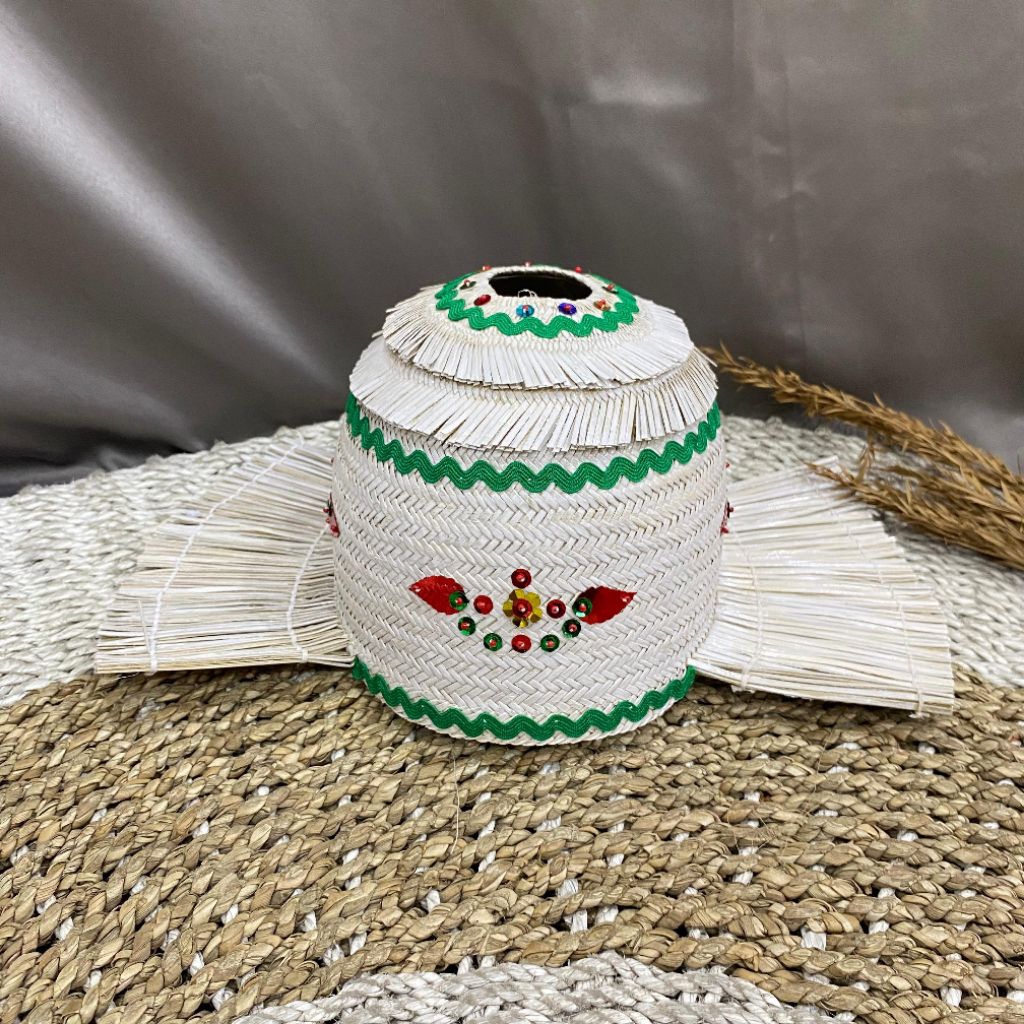 TOPI ROTAN KHAS DAYAK BAHAU - TOPI BELUKO KHAS DAYAK BAHAU