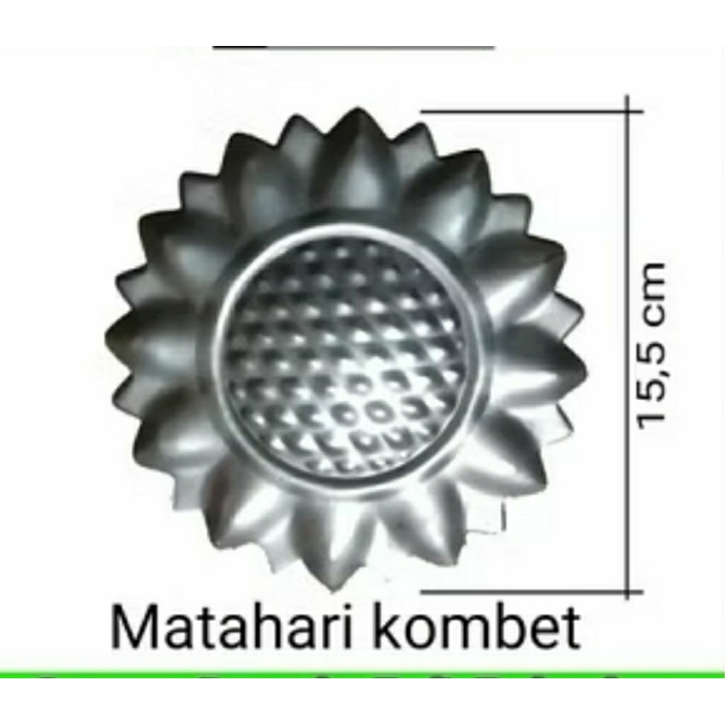(grosir)BUNGA MATAHARI COMBET JUMBO ASESORIS ORNAMEN PAGAR BESI