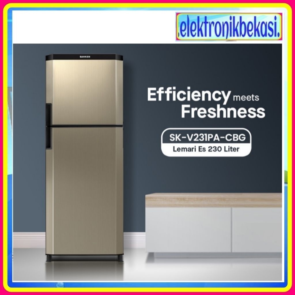 KULKAS SANKEN 231 ACB / KULKAS SANKEN 2 PINTU / SANKEN SK-V 231 A-CB