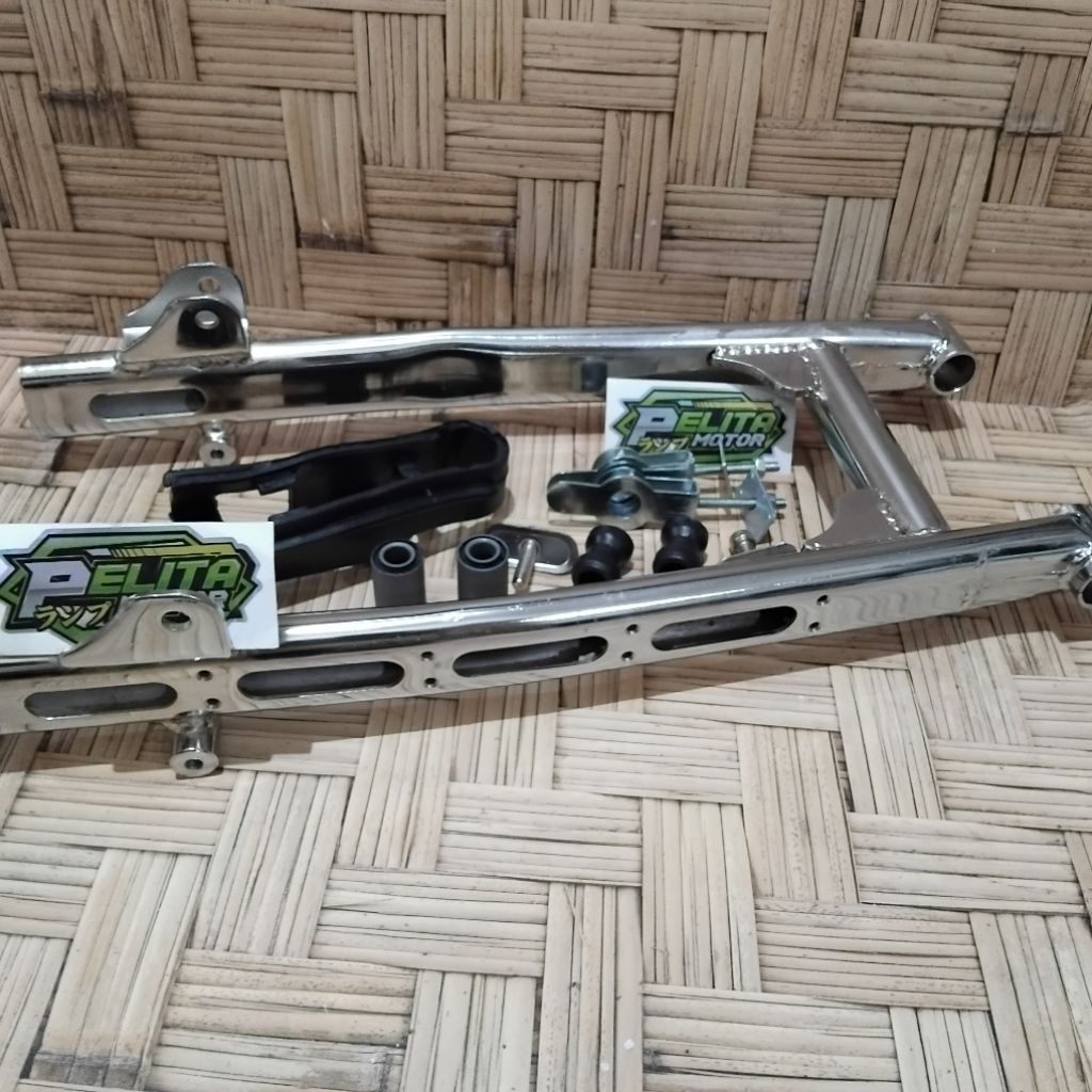 Swing Arm Arem set Dudukan paddock. Rx King Rxk Rxs Model K2R Oval coak 50cm Chrome