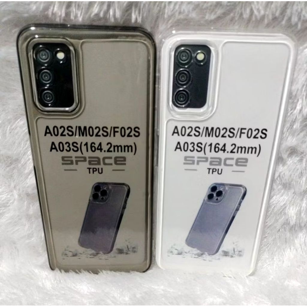 SoftCase Casing Samsung A02S/M02S/A03S/F02S Silikon Bening Transparan TPU SPACE