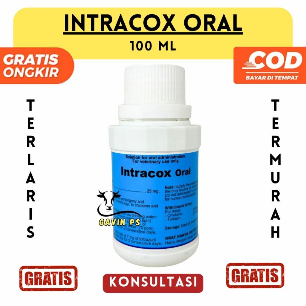 Intracox Oral 100ml Obat Koksidiosis Ternak Ampuh