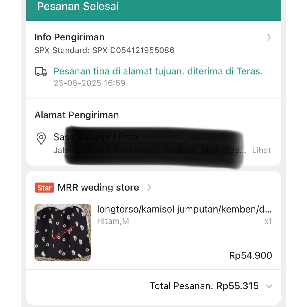 PRELOVED KAMISOL JUMPUTAN