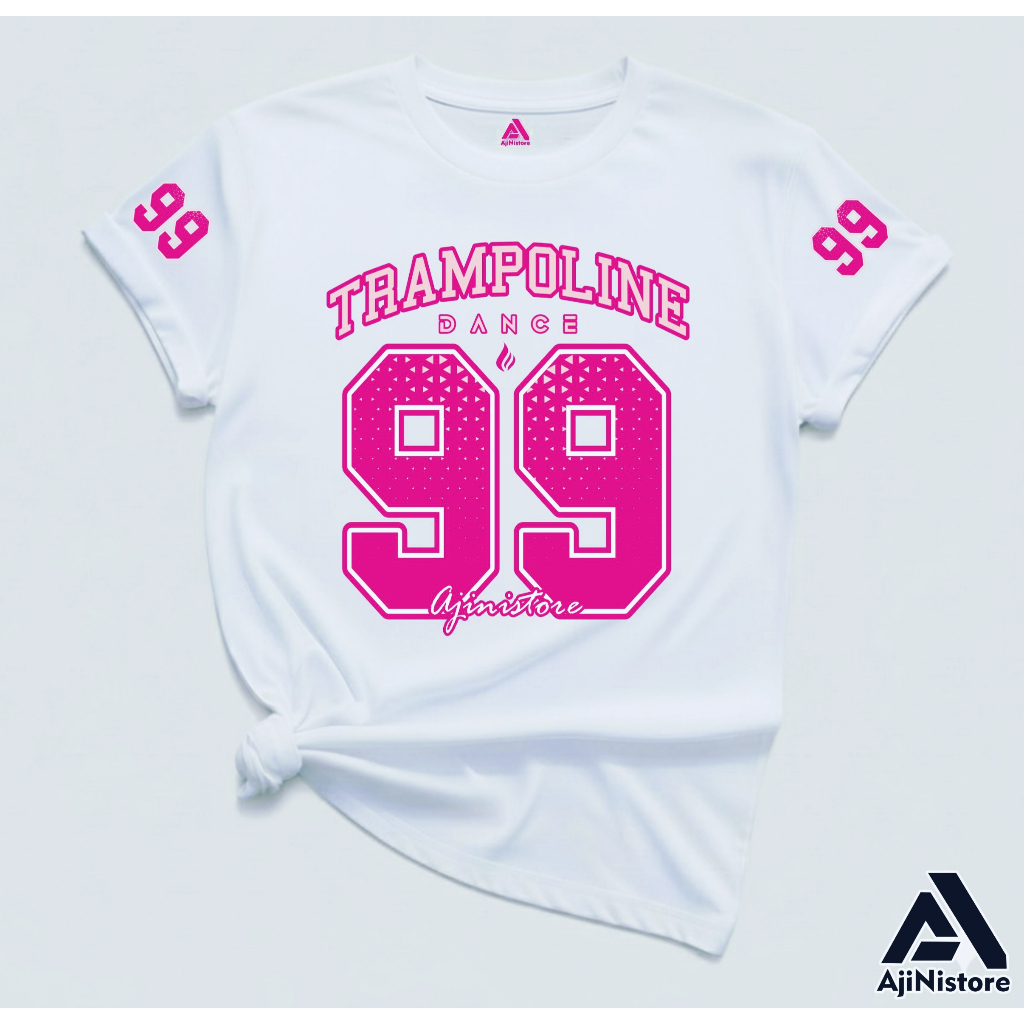 kaos trampolin atasan olahraga trampolin baju outfit trampolin keren kekinian sports senam gym ( tra