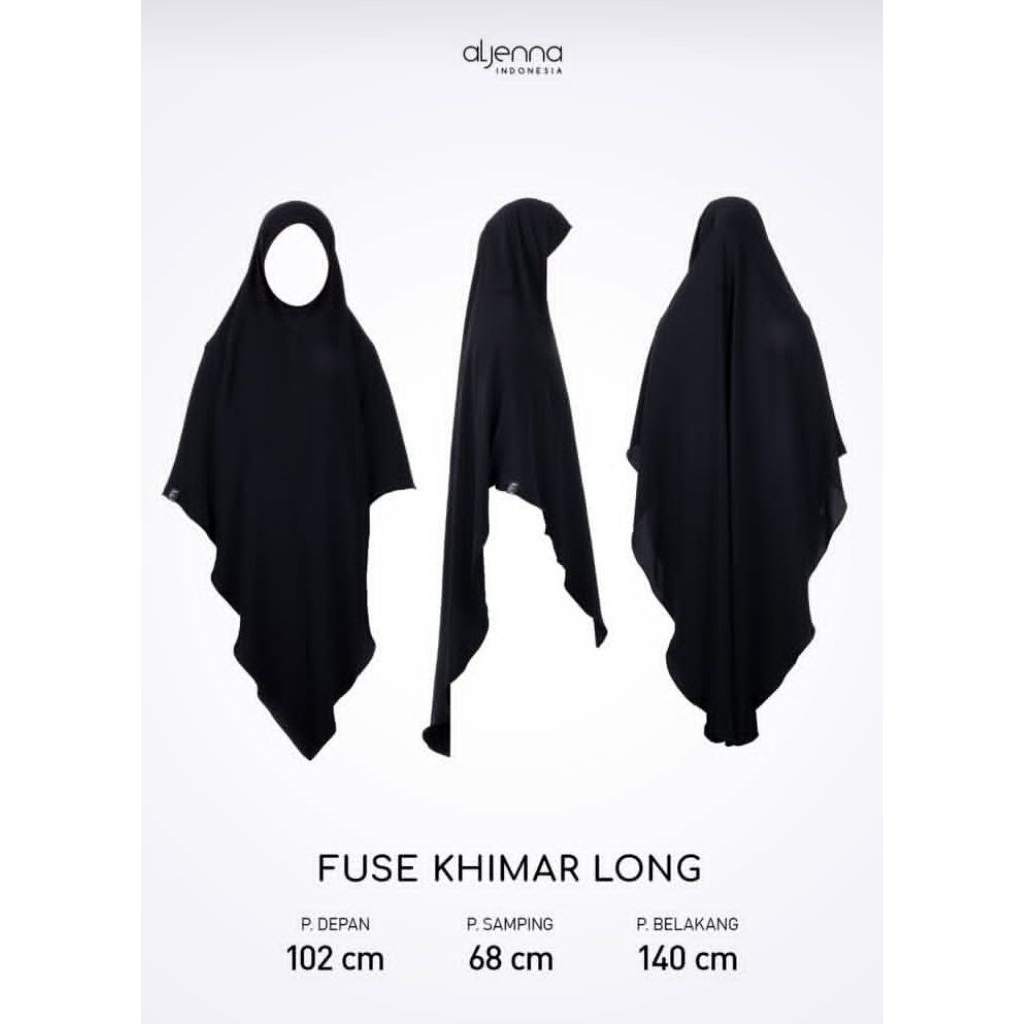 Preloved Fuse Khimar Long Aljenna