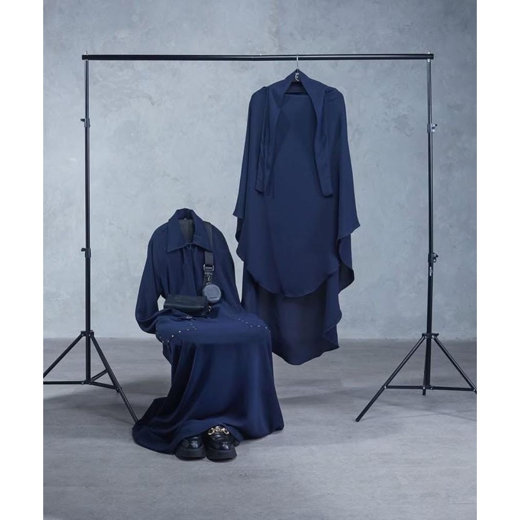 Preloved Laeeba set FK Long Triangle Aljenna Gamis French Khimar anti UV