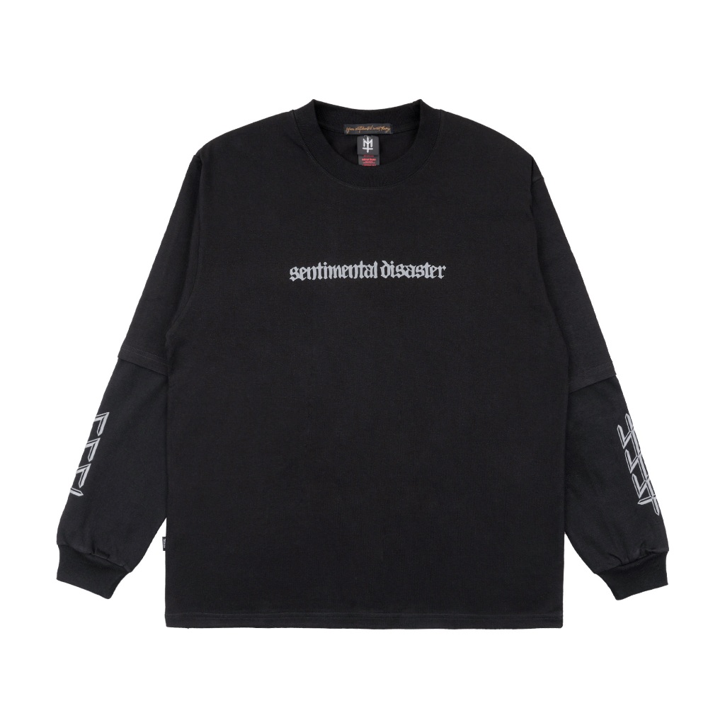 DISCATE SSST SUPER SENTIMENTAL SECRET THEORY X MATERNAL DISASTER KAOS LENGAN PANJANG T-SHIRT LONG SL